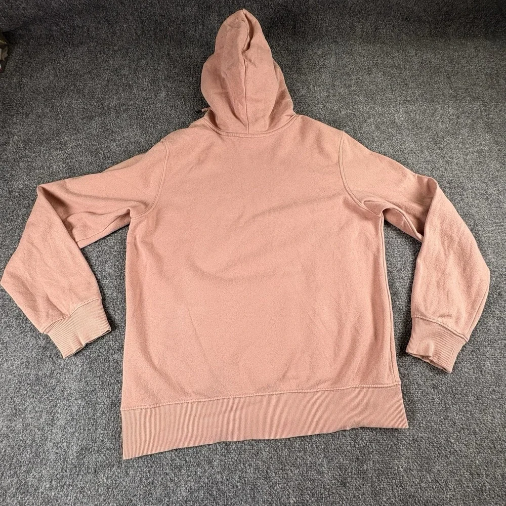 The North Face Hoodie Men's M Pink Logo Sweatshirt Fleece Streetwear Grunge